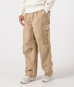 Cole Cargo Pants in Peanut - Carhartt WIP - EQVVS, side angle. 