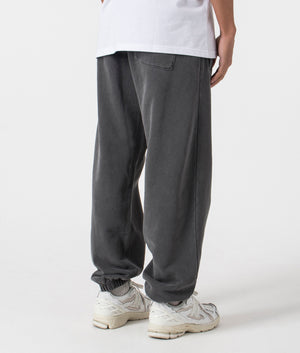 Carhartt WIP Oversized Vista Grand Joggers in Graphite Grey, 100% Brushed Cotton. EQVVS Back Shot.