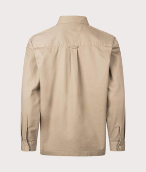 Carhartt WIP Relaxed Fit Craft Shirt in Leather at EQVVS Menswear Back Shot