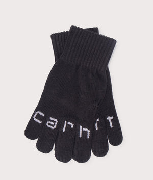 Script Gloves in black. Carhartt WIP. Shot at EQVVS. 