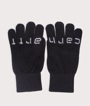 Script Gloves in black. Carhartt WIP. Shot at EQVVS. 