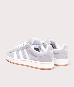 adidas Originals Campus 00s trainer in Grey Three/Footwear White/Off White at EQVVS. Back Shot. 