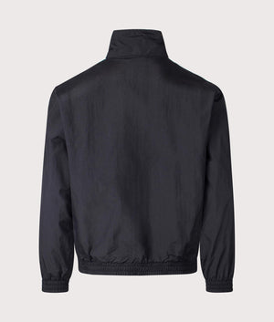 Relaxed Fit Adicolor Classics Firebird Track Top in Black by Adidas Originals at EQVVS. Back Angle Shot. 