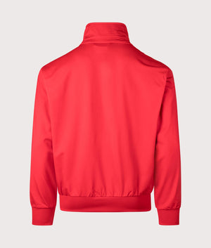 Relaxed Fit Adicolor Classics Firebird Track Top in Better Scarlet by adidas Originals at EQVVS. Back Angle Shot. 