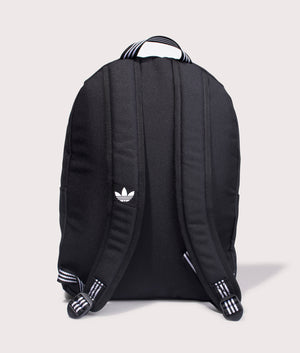 adidas Originals Adicolour Backpack in Black at EQVVS. Back Shot. 