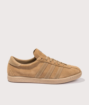 adidas Originals Tobacco Trainers in Brndes/Cardbo/Gum4. Shot at EQVVS. Side shot