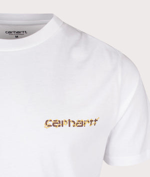 Noodle Soup T-Shirt in White by Carhartt WIP - EQVVS detail shot. 