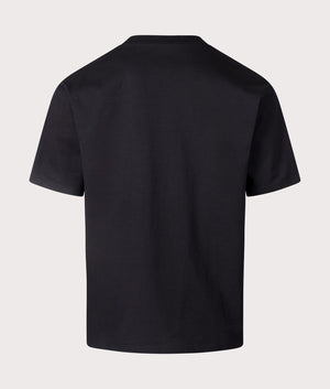 Carhartt WIP Relaxed Fit Eldon Pocket T-Shirt in Black Organic Cotton at EQVVS Menswear Back Shot