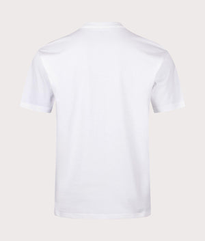 Carhartt WIP Relaxed Fit Fragments Pocket T-Shirt in White/Black at EQVVS Menswear Back Shot