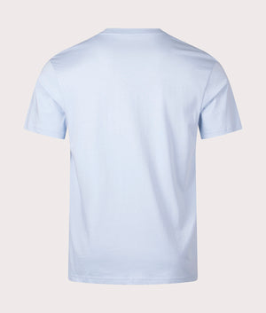 Carhartt WIP Pocket T-Shirt in Air Sky Blue at EQVVS. Back Shot.