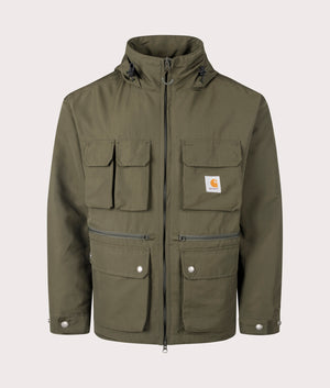 Carhartt WIP Irwin Jacket in Turtle at EQVVS. Front shot. 