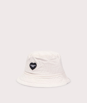 Carhartt WIP Drewe Bucket Hat in Natural . Shot at EQVVS. Front angle shot 