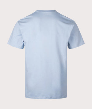 Carhartt WIP Chase T-Shirt in blue - Shot at EQVVS. Back shot. 