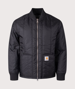 Carhartt WIP Lachlan Liner Jacket in Black. EQVVS Front Shot.