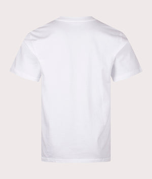 Carhartt WIP Piggybank T-Shirt in White, 100% cotton at EQVVS. Back shot. 