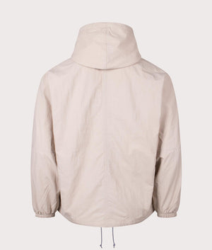 nanamica Reversible Hooded Jacket in Sand Beige. EQVVS Back Shot.