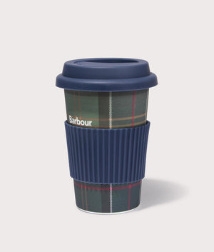 Travel Mug Gift Set in Navy/Classic Tartan. EQVVS Mug Shot.