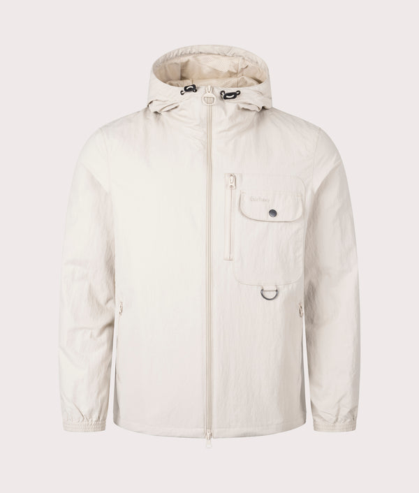 Barbour Angler Showerproof Jacket for Men in Mist White at EQVVS