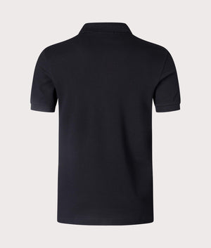 Fred Perry The Fred Perry Polo Shirt in Black, 100% Cotton. At EQVVS Menswear. Back shot