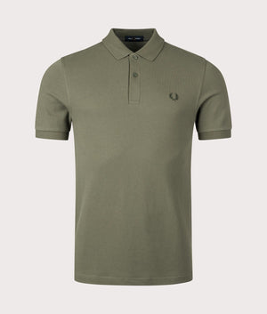 The Fred Perry Polo Shirt in Laurel Wreath Green by Fred Perry. EQVVS Shot.