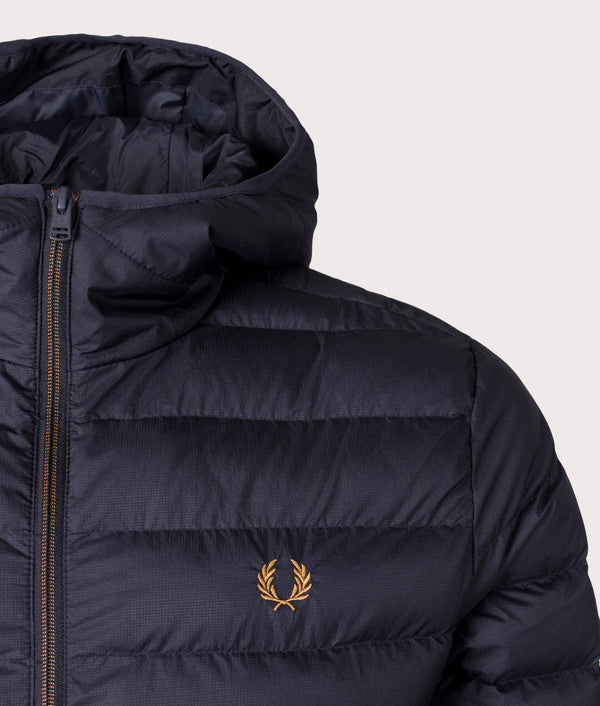 Hooded Insulated Jacket Navy Fred Perry EQVVS