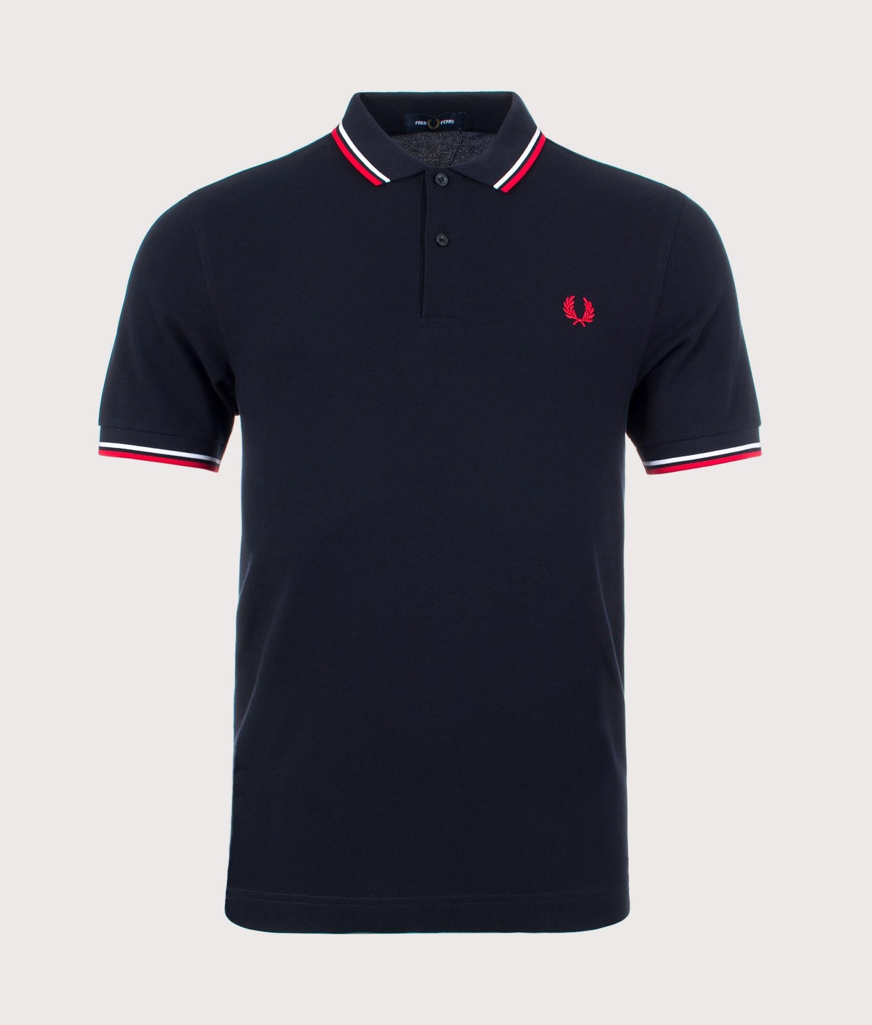 Twin Tipped Fred Perry Polo Shirt Navy | Fred Perry | EQVVS