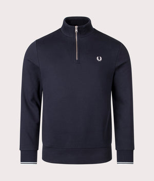 Quarter-Zip-Sweatshirt-Navy-Fred-Perry-EQVVS