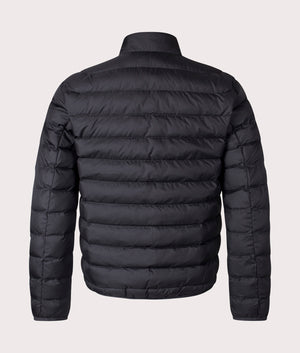 Fred Perry Insulated Jacket in Black at EQVVS. Back Shot.