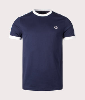 Taped-Ringer-T-Shirt-Carbon-Blue-Fred-Perry-EQVVS