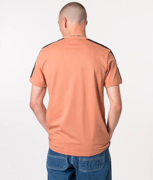 Contrast-Tape-Ringer-T-Shirt-Lightrust/Ngreen-Fred-Perry-EQVVS