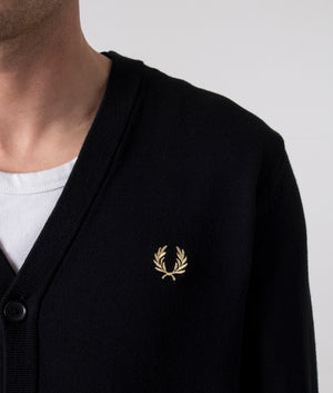 Fred perry black outlet cardigan