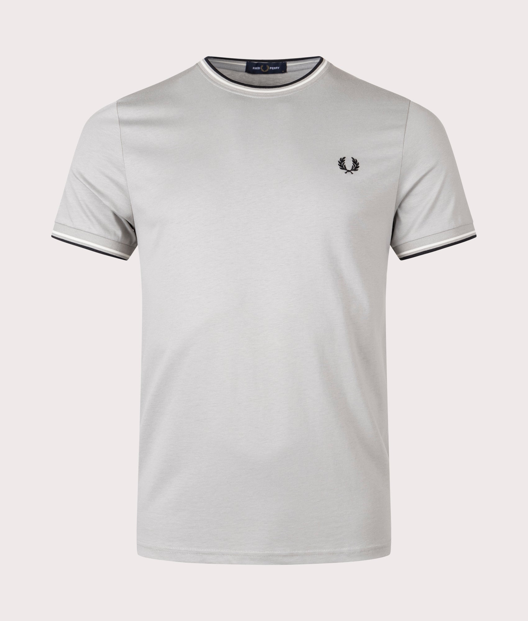 Twin Tipped T-Shirt Limestone | Fred Perry | EQVVS