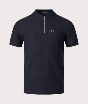 Fred perry zip on sale polo