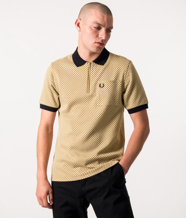 Fred Perry | Micro Chequerboard Polo Shirt | EQVVS