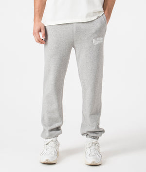 Billionaire Boys Club Grey Small Arch Logo Joggers. Shot at EQVVS.  Front shot. 