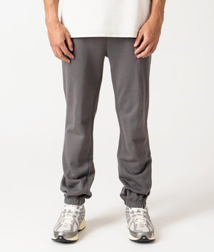 Small Arch Logo Joggers in Space Grey by Billionaire Boys Club. EQVVS Menswear Front Model Shot. 