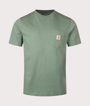 Pocket T-Shirt in Duck Green by Carhartt WIP. EQVVS Shot. 