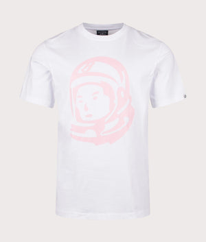 Astro Helmet T-Shirt in White by Billionaire Boys Club. EQVVS Shot. 