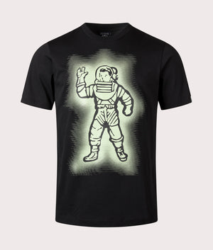 Billionaire Boys Club Glow Standing Astro T-Shirt in Black at EQVVS Menswear Front Shot