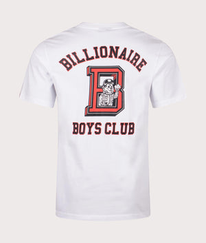 College T-Shirt in White by Billionaire Boys Club. EQVVS Shot. 