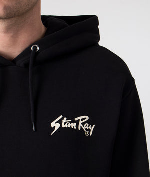 Stan OG Hoodie in Black, Stan Ray, EQVVS, Detail