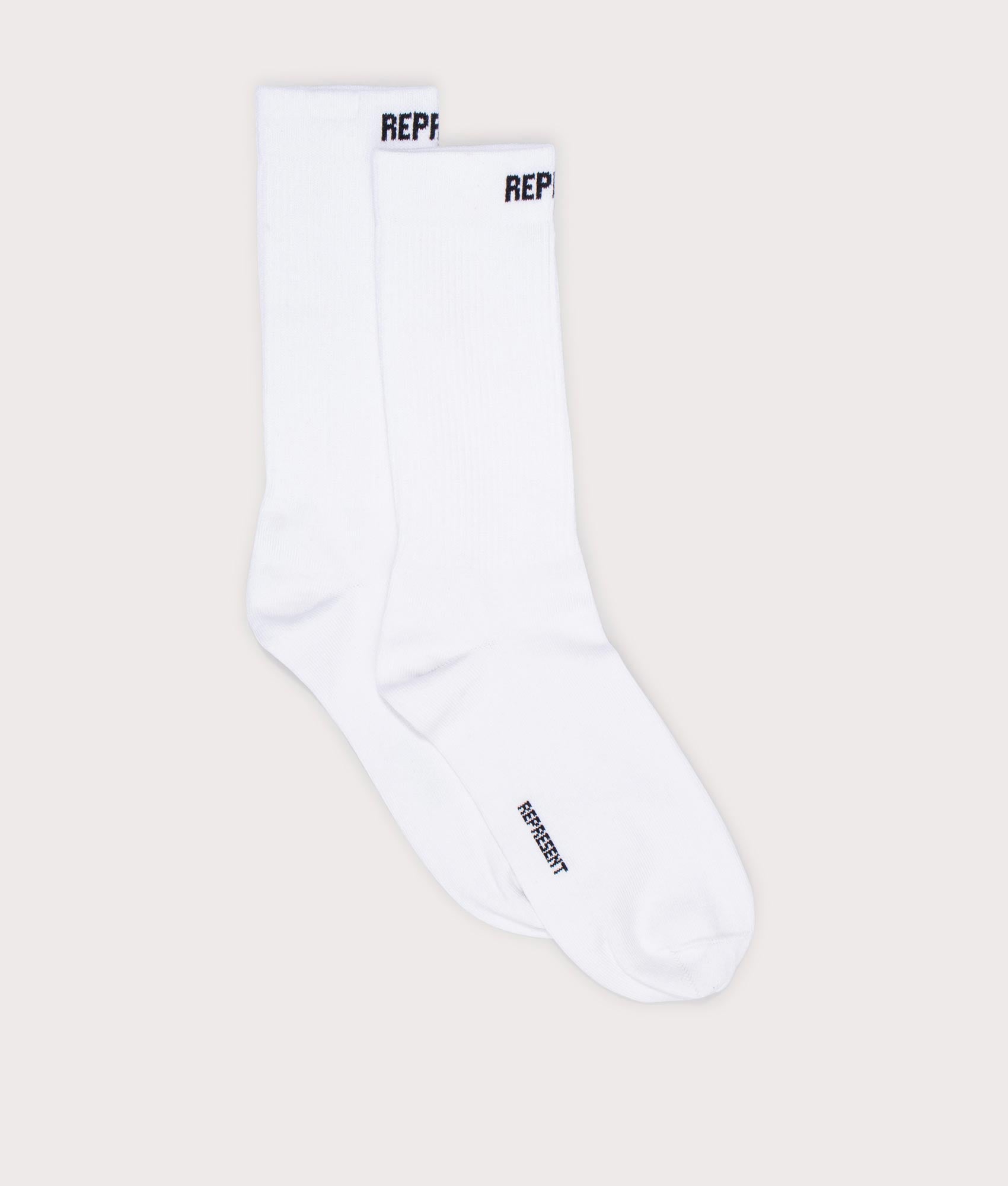 Core Sock in White | REPRESENT | EQVVS Menswear