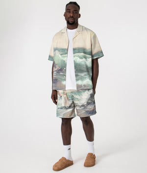 Higher Truth Printed Shirt by Represent. EQVVS Front Angle Shot.