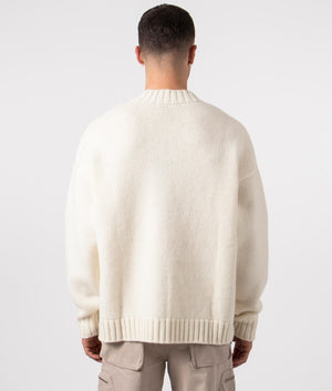 Represent, Rep Knit Jumper, oat, Eqvvs Menswear, back shot angle