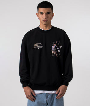 REPRESENT Hermes Sweatshirt in back. Shot at EQVVS. Front shot. 