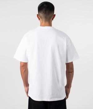 Perfume T-Shirt in White by Aries. EQVVS Menswear Back Model Shot. 