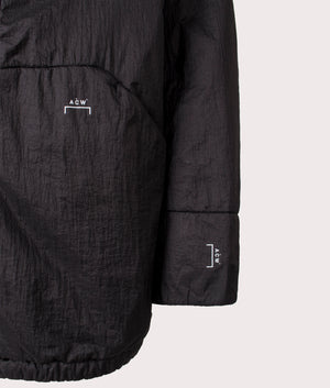 Contour Jacket in Jet Black by A-COLD-WALL*. EQVVS Menswear Detail Shot. 