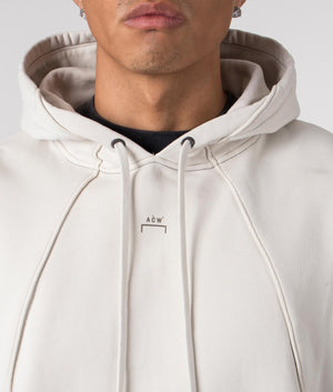 A-COLD-WALL Relaxed Fit Millbank Hoodie In Beige at EQVVS Meswear Detail Shot