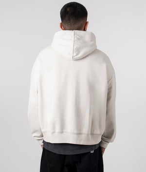 A-COLD-WALL Relaxed Fit Millbank Hoodie In Beige at EQVVS Meswear Back Shot