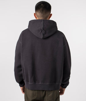 A-COLD-WALL Relaxed Fit Millbank Hoodie In Black at EQVVS Mens back shot